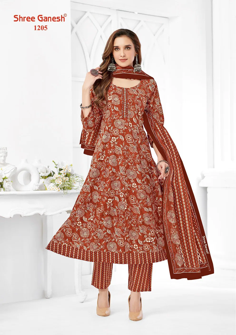 Zeenat Vol 2 By Shree Ganesh Cotton Anarkali Readymade Suits Wholesale